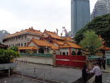 Świątynia buddyjska w dzielnicy biznesowej Kuala Lumpur